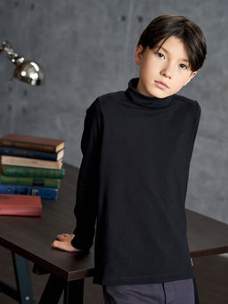 Черная водолазка для мальчика - Kogankids фото 29