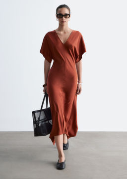 Maxivestido con escote en pico - H&m фото 3
