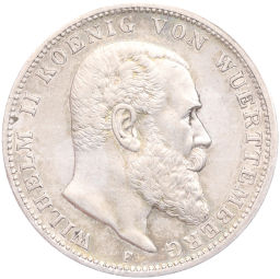 3 марки 1912 года F Германия (Вюртемберг)