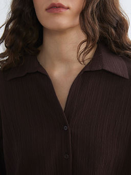 ?izgili Oversize Kad?n G?mlek