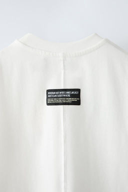 FLOCK PRINT T-SHIRT - Zara фото 4