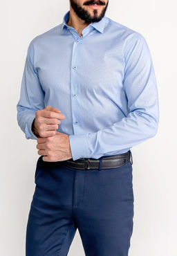 Сорочка мужская длинный рукав GREG 211/138/Z/1p STRETCH  фото 9