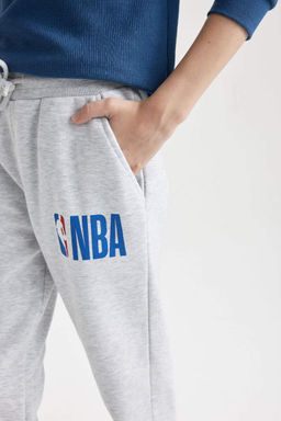 Спортивные штаны с надписью NBA для мальчиков - Defacto фото 5