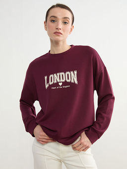 London Bask?l? Soft Touch Kad?n Sweatshirt Tunik