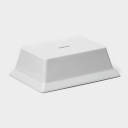 Форма для выпечки Magistro White gloss, 700 мл, 17.513.55.5 см, жаропрочный фарфор, белая  фото 5