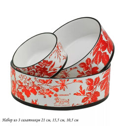 Набор салатников 21см,15.5см,10.5см в под.уп. Фарфор арт.142-082 /Lenardi/  фото 2