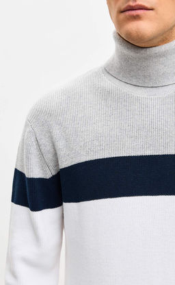 Джемпер P521-1569 white/grey - Primm фото 3