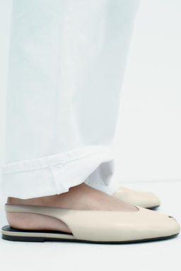 OPEN-TOE SLINGBACK SHOES - Zara фото 10