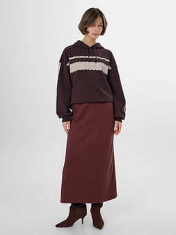 Юбка женская бордовая - Mark formelle фото 5