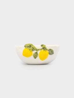 Салатник, 16х7 см, 700 мл, фарфор P, молочный, Лимоны, Limoncello - Anna lafarg фото 2