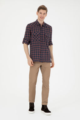 Мужские брюки песочного цвета из парусины - U.s. polo assn фото 10