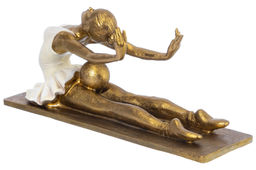 Статуэтка 22*8*9,5 см Гимнастка с мячом, золото - Elan gallery фото 6