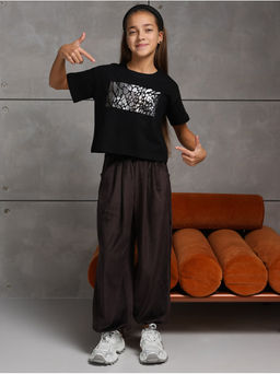 Футболка "Фольга" детская черный