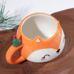 Кружка керамическая Дорого внимание Счастье в мандаринках, 400 мл фото 5