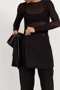 Юбка-баска на запах