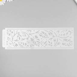 Трафарет бордюрный пластик «Вьюнок», 40×12 см