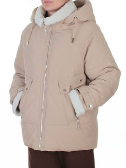 23211 BEIGE Куртка зимняя женская (150 гр. холлофайбер)