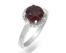 Кольцо из серебра рубин, SL-RIC46