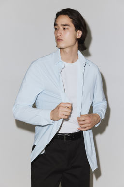 Camisa Cooling Four-way stretch Slim Fit - H&m фото 3