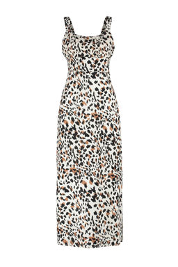 TRENDYOLMILLA K?rm?z? Cicekli Viskon Maxi Dokuma Elbise TWOSS24EL00613  фото 19