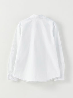 Basic Uzun Kollu Poplin Erkek ?ocuk G?mlek - Waikiki фото 2