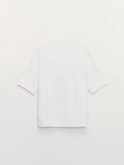 Футболка relax fit из хлопка интерлок / Zarina