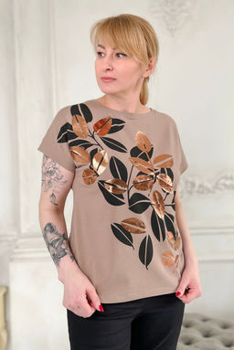Футболка Rumoda 2145 капучино  фото 6