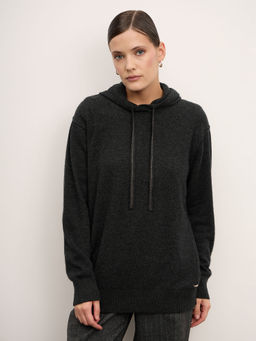 Джемпер из кашемира женский 01294 графит