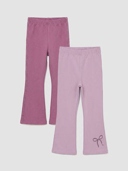 ?spanyol Pa?a K?z ?ocuk Tayt Pantolon 2li