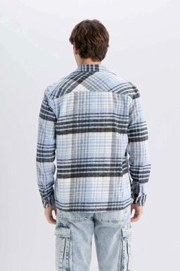 Рубашка Lumberjack с длинным рукавом в клетку стандартного кроя - Defacto фото 6