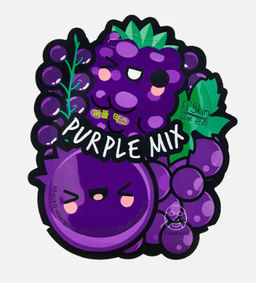 SKINLITE COLOR MIX Маска-коктейль тканевая "Фиолетовый МИКС" голубика,виноград,ежевика,асаи 15мл