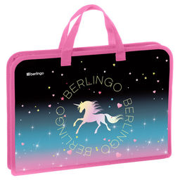 Папка на молнии с ручками А4 Berlingo "Perfect" ширина 40мм (BR-PT-A44005) пластик