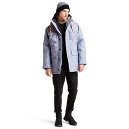 Куртка Timberland Parka Wilmington Field DryVent голубая  фото 3