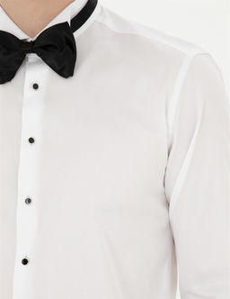 Beyaz Slim Fit Smokin G_mlek