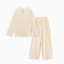 Костюм женский (блуза, брюки) MIST Classic collection, размер 48-50, бежевый