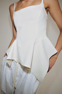 TOP PEPLUM ZW COLLECTION / Crudo - Zara фото 6