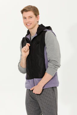 U. S. Polo Assn Мужской серый вязаный кардиган с капюшоном