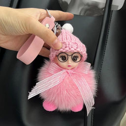 Мягкая игрушка брелок Девочка-Помпон в ассортименте - Storyland фото 3