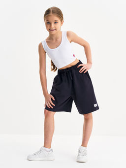 Темно-серые шорты для девочки - Kogankids фото 8