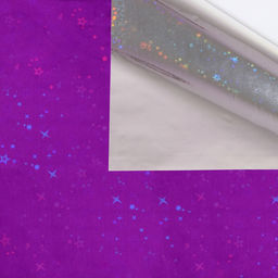 Цена за 50 шт. Пленка голографическая, Звёздное небо,, 70 см ? 1 м