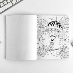 Ежедневник-Смэшбук с раскраской А5, 80 л «8 марта: Окружи себя заботой»