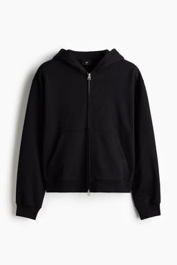 Chaqueta sudadera boxy con cremallera Loose Fit
