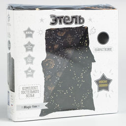 Постельное бельё Этель 1,5 сп Magiс time 143х215 см, 150х214 см, 50х70 см -1 шт, 100% хлопок, бязь  фото 6