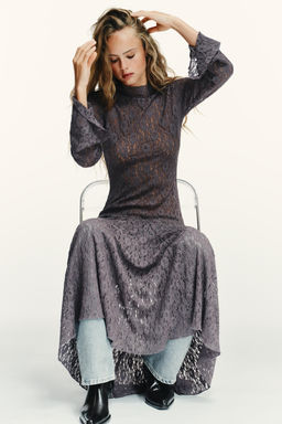 SOFT-TOUCH LACE DRESS - Zara фото 3