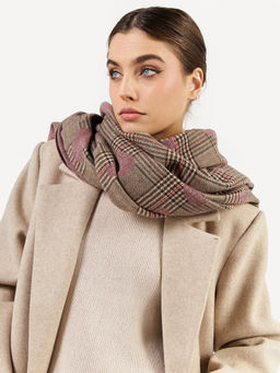 в составе ШЕРСТЬ  и КАШЕМИР Большой, мягкий, теплый  двусторонний палантин - Tantino фото 10