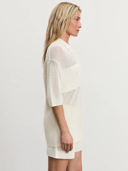 Удлиненный вязаный джемпер из вискозы / Zarina  фото 4