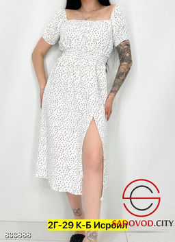 Платье женское в горошек