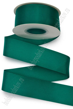 Лента репсовая 4 см*20 ярд "1 сорт" (SF-1349) зеленый №0151