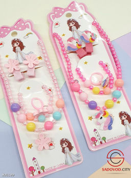 Набор детский, включает бусы, браслет и 2 заколки. - Bruno фото 8