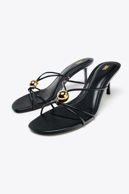 SANDALS WITH METAL DETAIL - Zara фото 8
